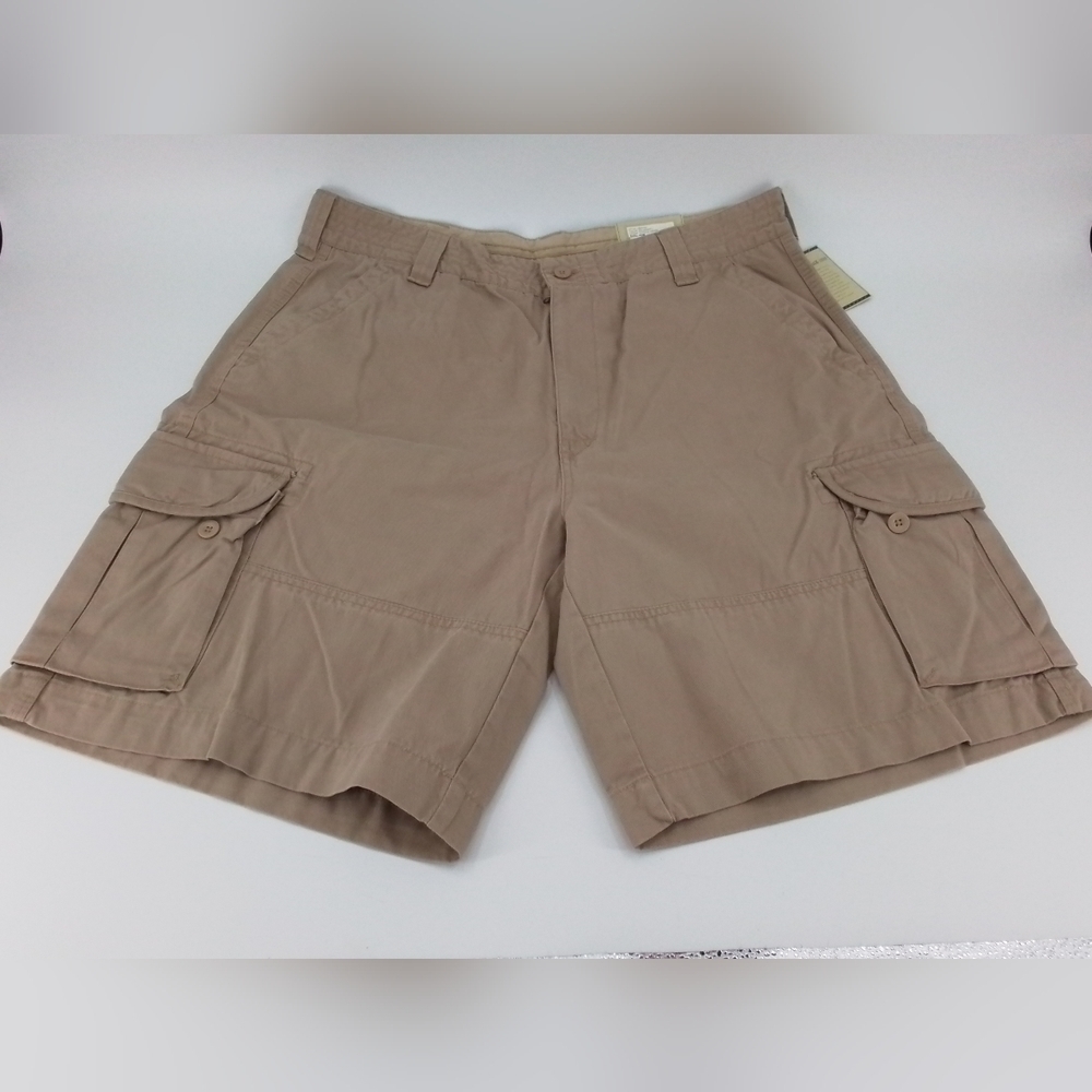 Nwt Classic HERITAGE CHINO Men's Y2K Fatigue Cargo Shorts - SZ 42 W KHAKI Desert